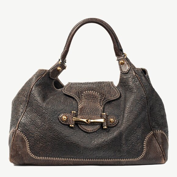 Gucci Handbags - Gucci New Pelham Brown Guccissima Leather Large Shoulder Bag